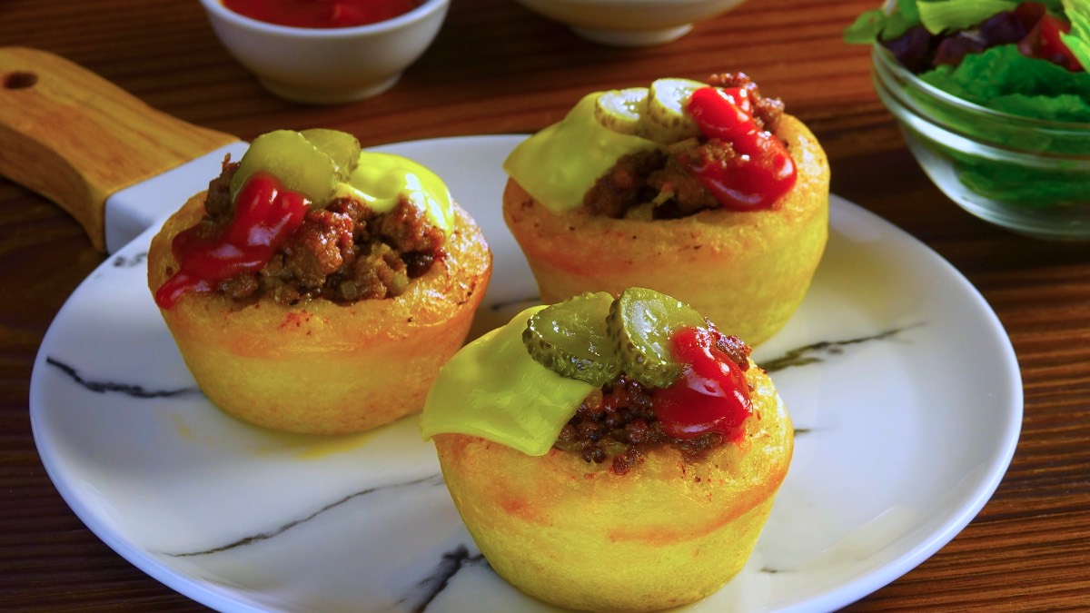 Cheeseburger-Muffins