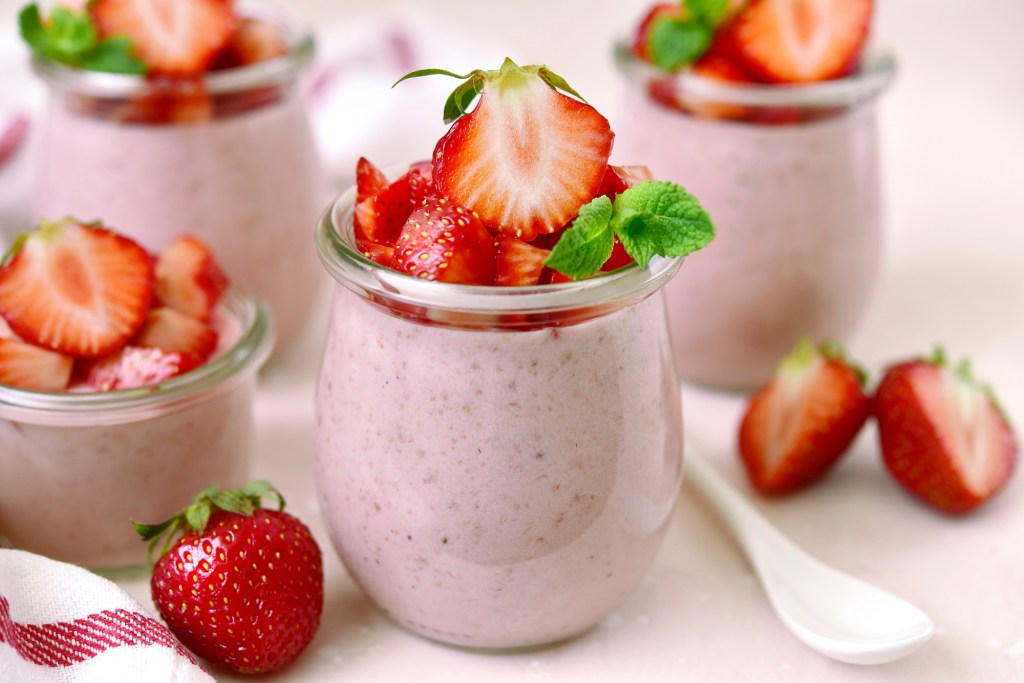 Erdbeermousse: leckeres Dessert in 20 Minuten