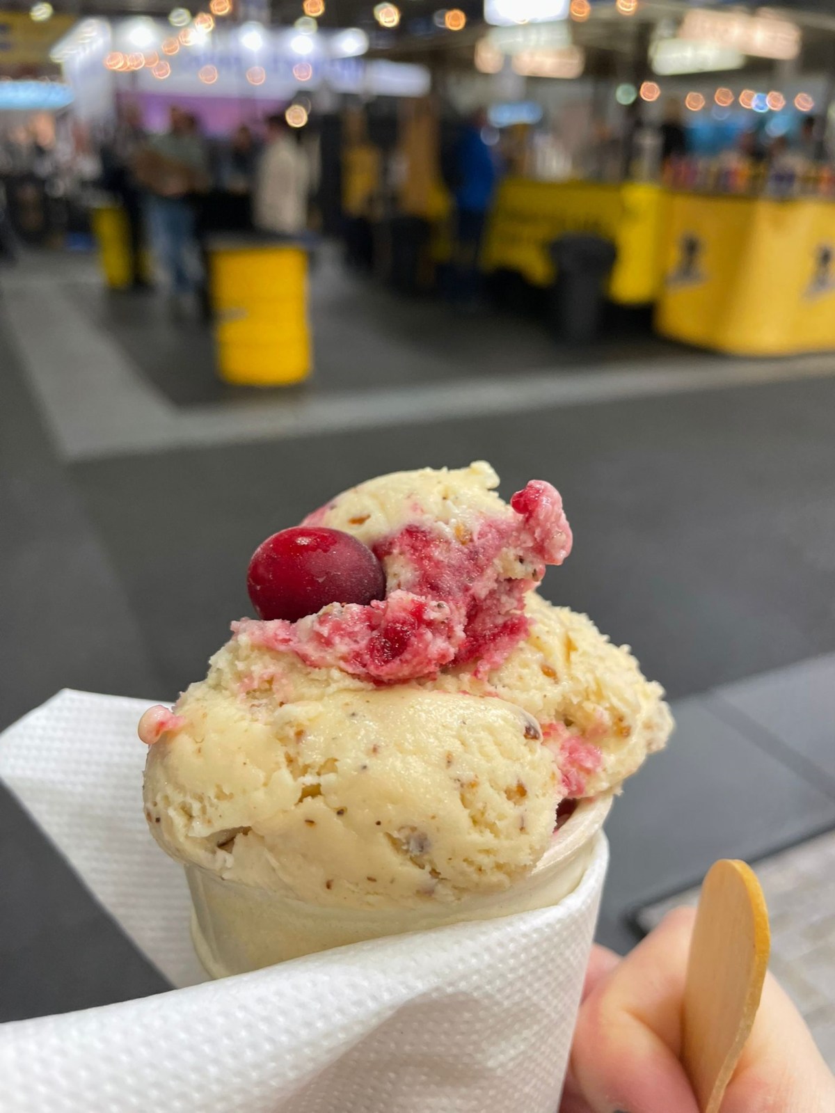 Schwarzbrot-Eis auf der Grünen Woche