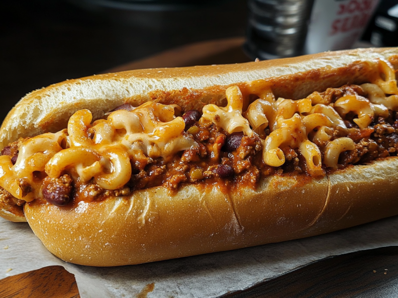 Sloppy Jessica: Mac-and-Cheese-Sandwich.