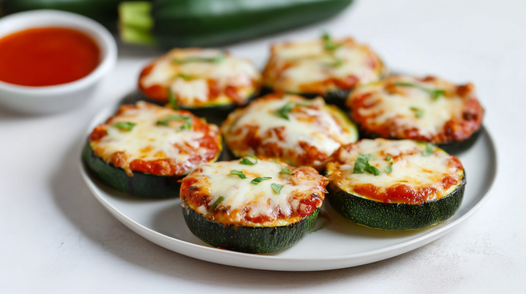 Zucchini mal anders: kleine Pizzen, großer Geschmack